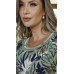 044938 Blusa Ramany Manga 3/4 Estampada